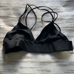Strappy Black Bralette